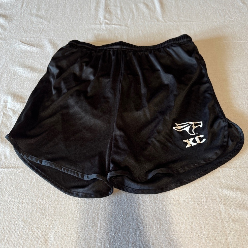 THREE Alleson Size Large Black Women's Athletic Shorts Black, Gray, and‎ Navy